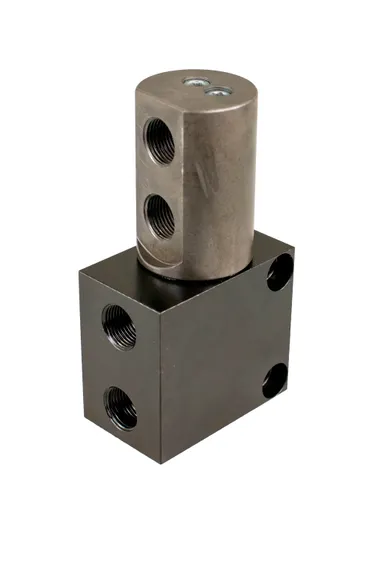 Twin hose swivel 3/8"