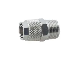 Hose screw connections for compressed air