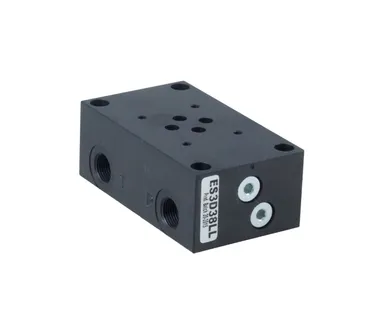 NK-ES3D38LL - Yksipaikkainen pohjalevy Cetop 3, teräs