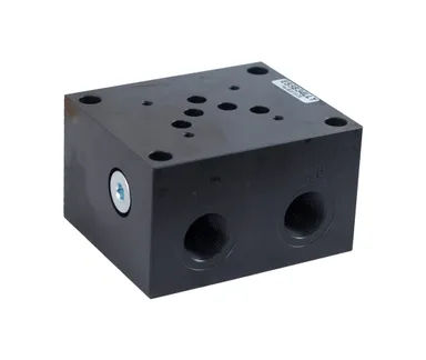 NK-ES5B - Yksipaikkainen pohjalevy Cetop 5,teräs