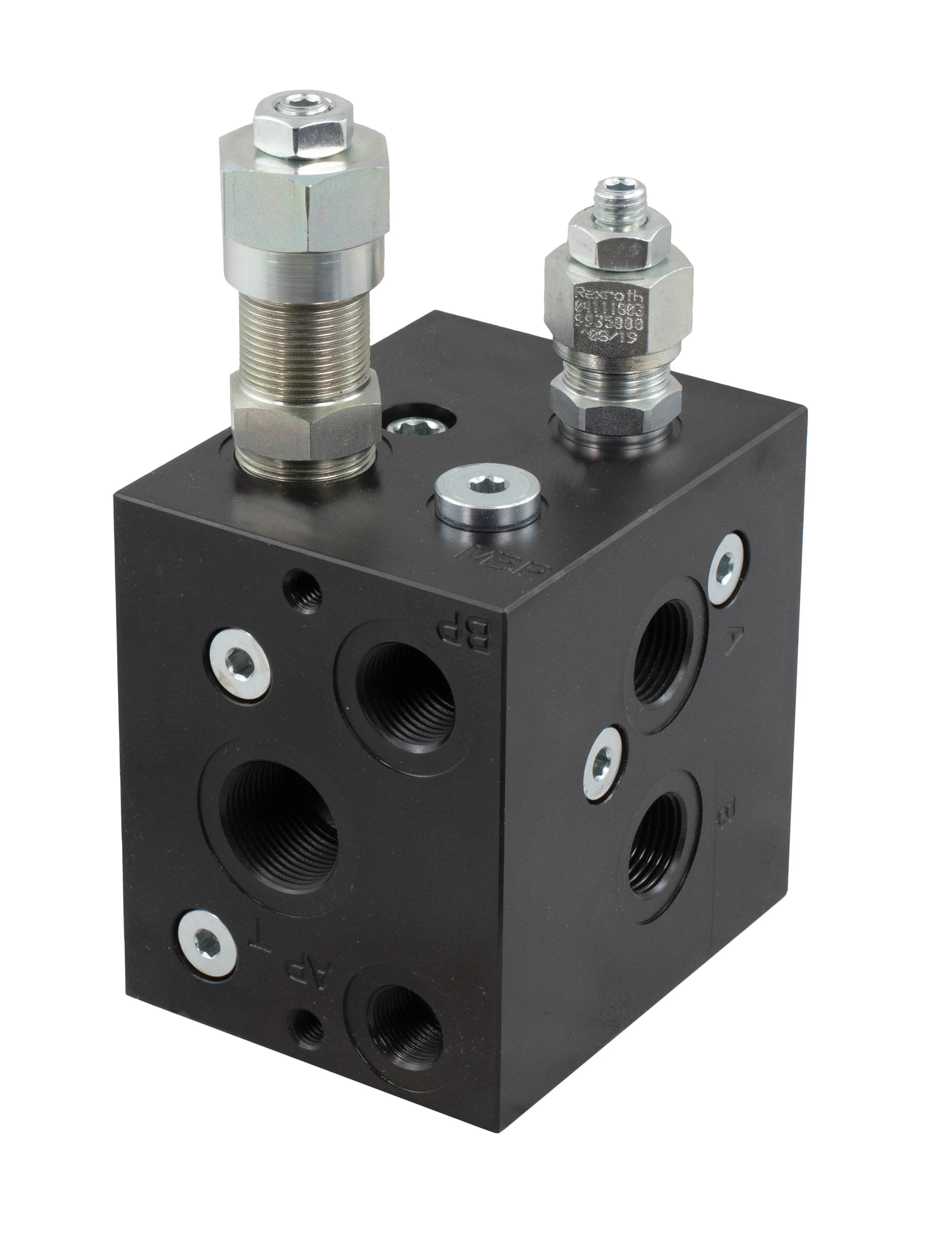 NK-ET203-3F-2F - Bottenplatta för 2 pumpar Cetop 3