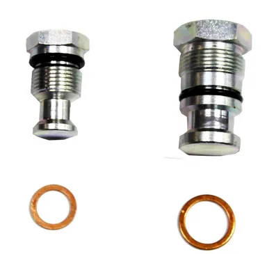 Tulppa paineenrajoituspatruunan tilalle