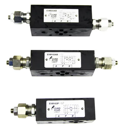 Paineenrajoitusmodulit Cetop 3 / NK6