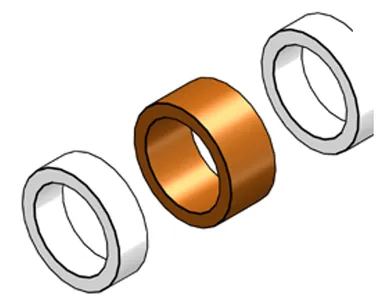 Distanser för OMFB 7M givarmagnet