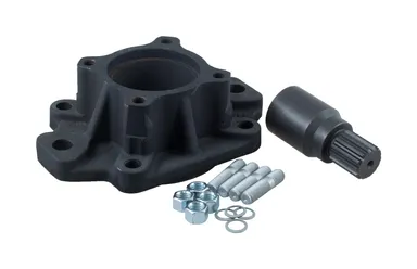 SAE C PTO - ISO 4-bolt adapter