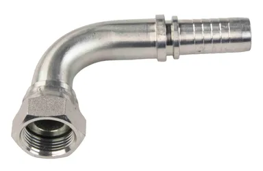 P0309 - BSP hose fitting with flat seal 90º