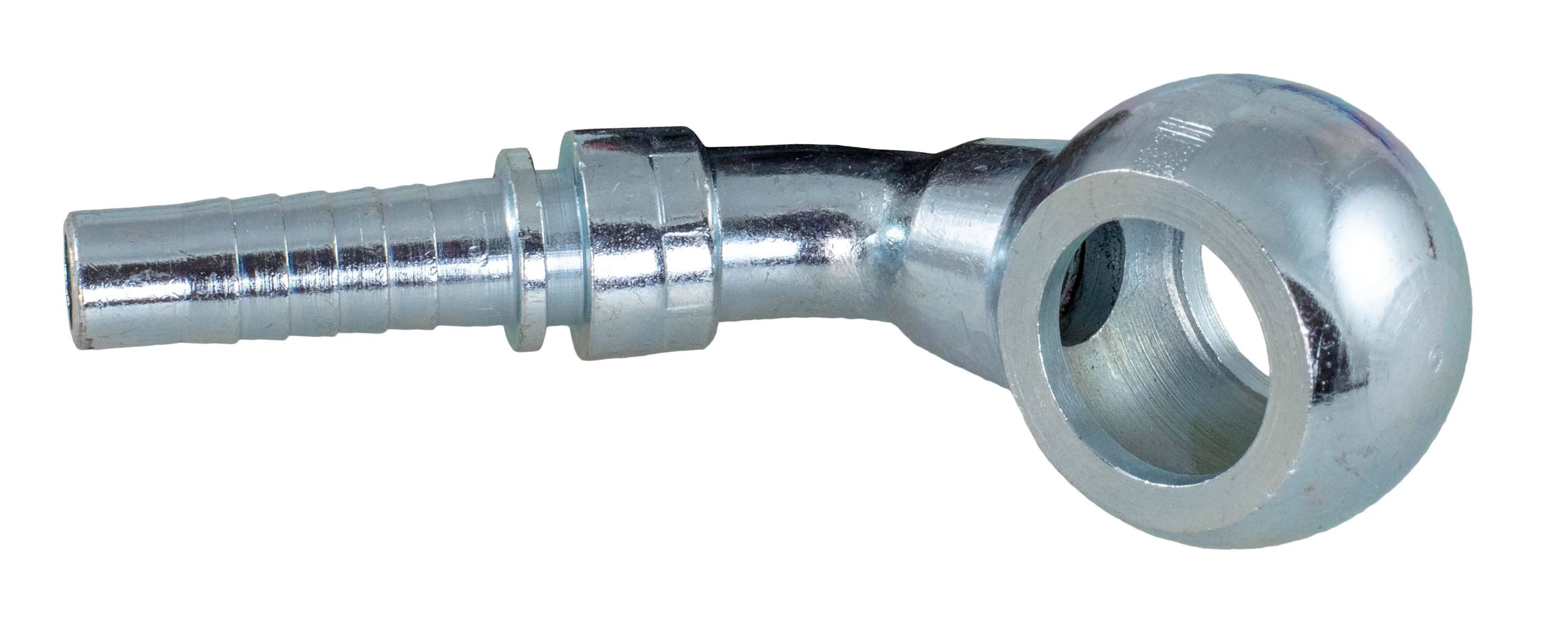 P864 - Banjokoppling för hydraulik 45° uppåt