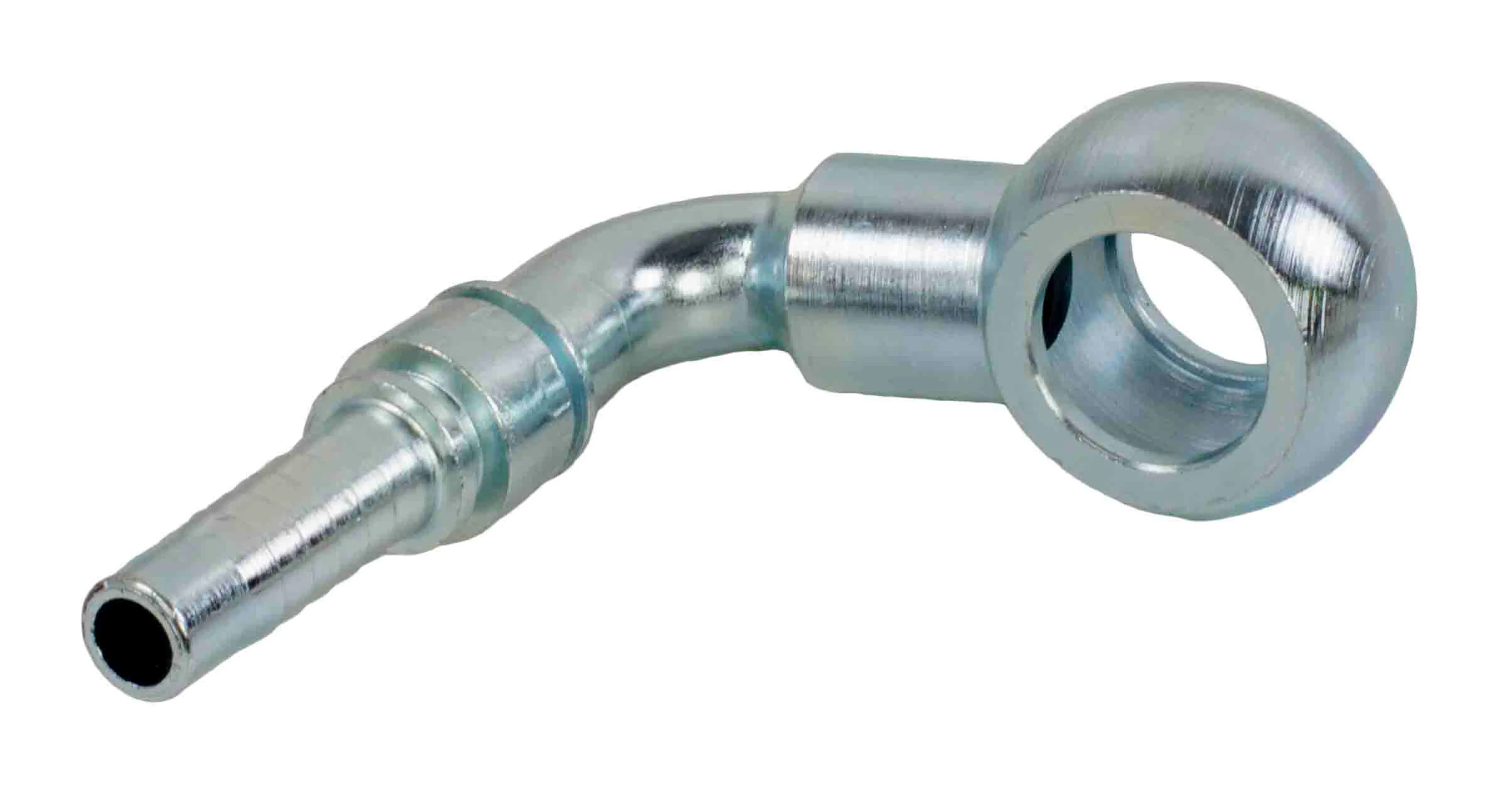P869 - Banjokoppling för hydraulik 90° uppåt