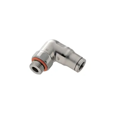 3879 - Male Elbow Metric Tube to BSPP stainless steel
