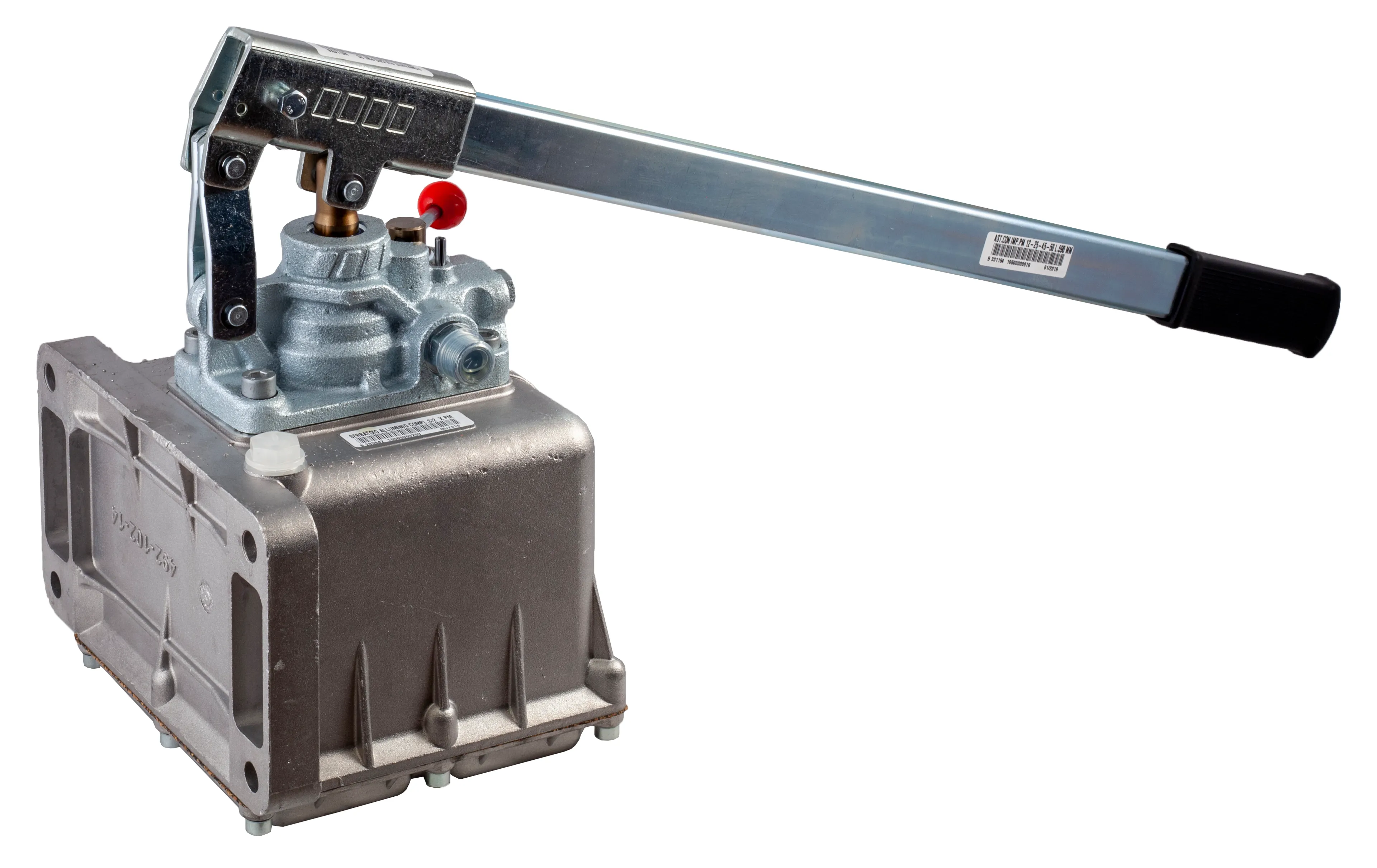 PMI-VS OMFB dubbelverkande handpump för hydraulik med tryckbegränsningsventil