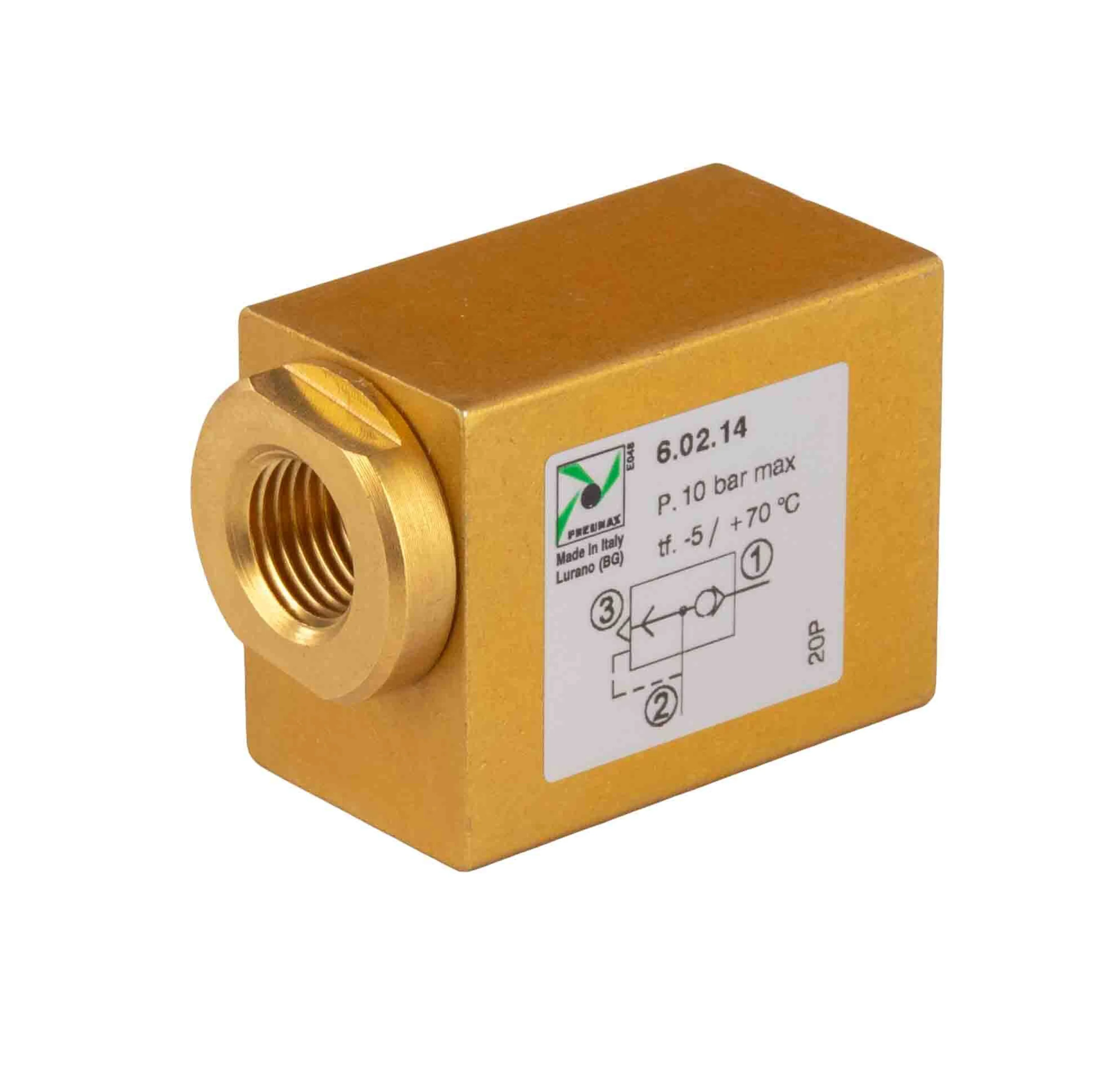 Snabbavluftningsventil 1/4" Pneumax