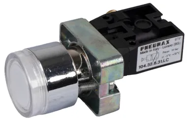 3/2 valve 2-position push button Ø4 side ports Pneumax