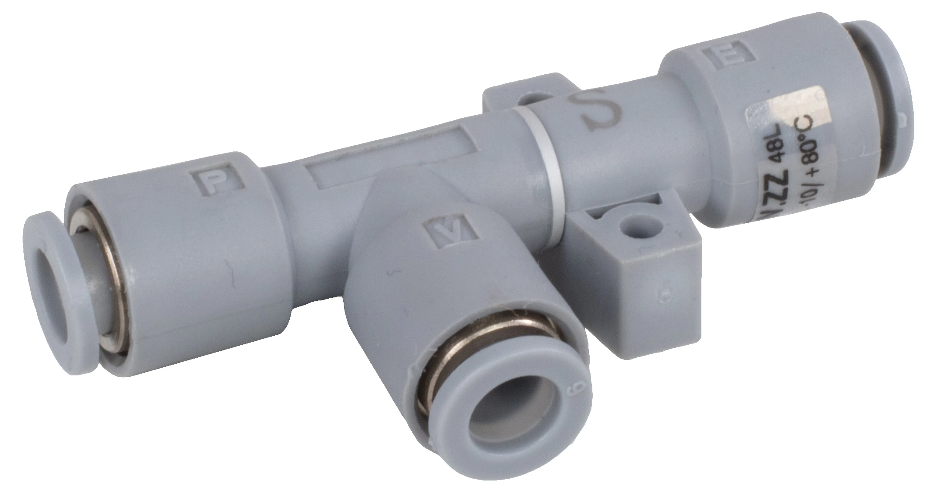 19T06 - Enstegs vakuumejektor Ø6mm
