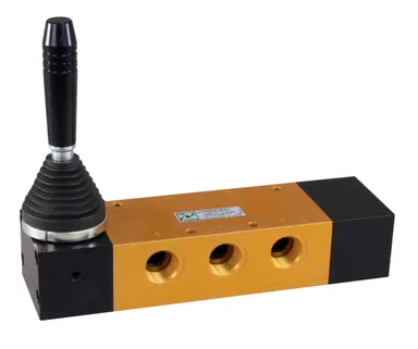 Manually operated 5/3 valve 1/2" Pneumax