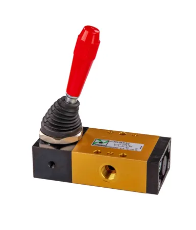 3/2 valve lever 90° two positions 1/4" Pneumax