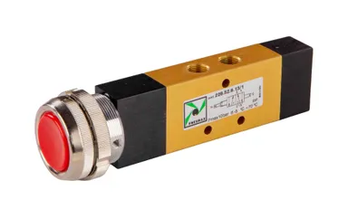 5/2 valve 2-position push button 1/8" Pneumax