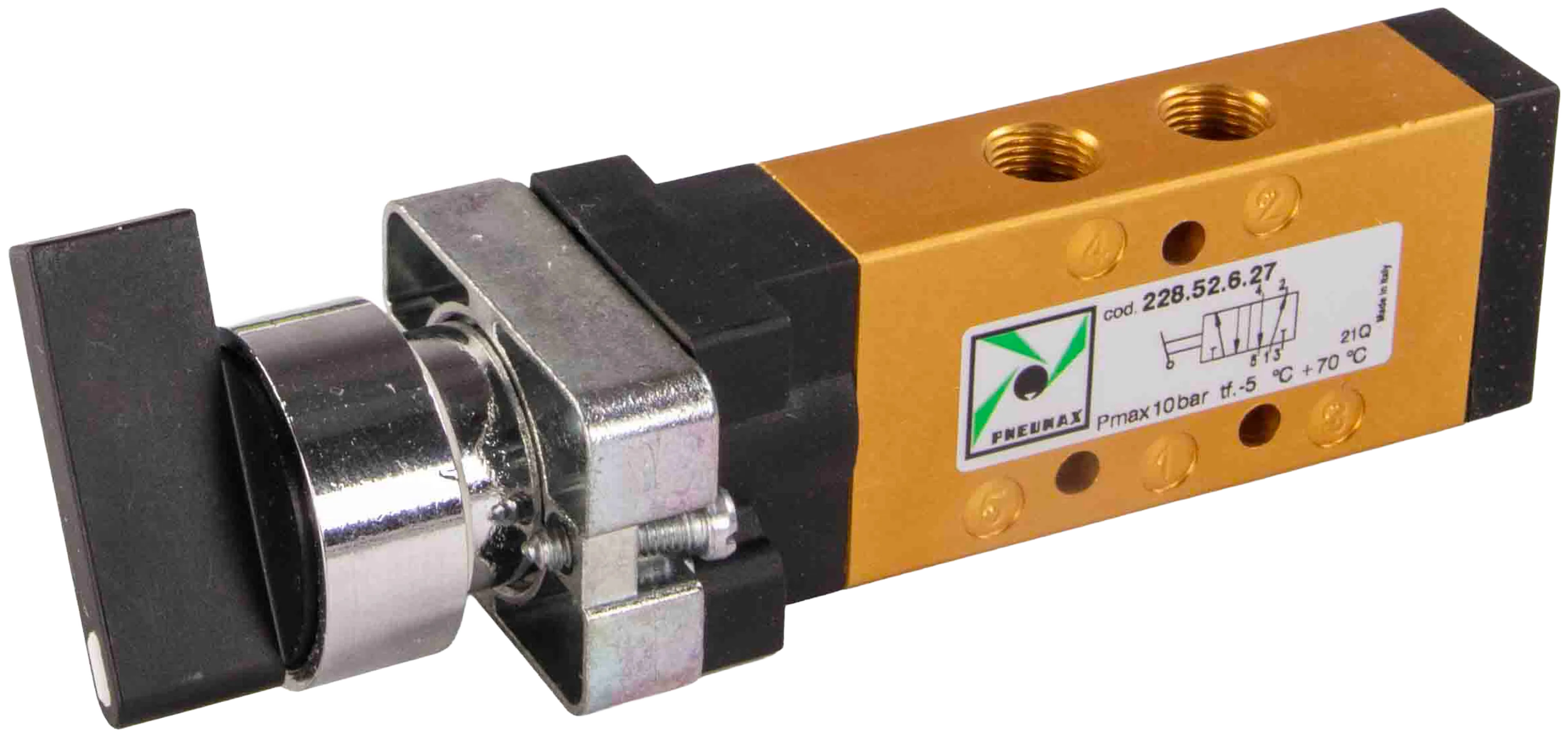 5/2-ventil med vridknapp 1/8" Pneumax