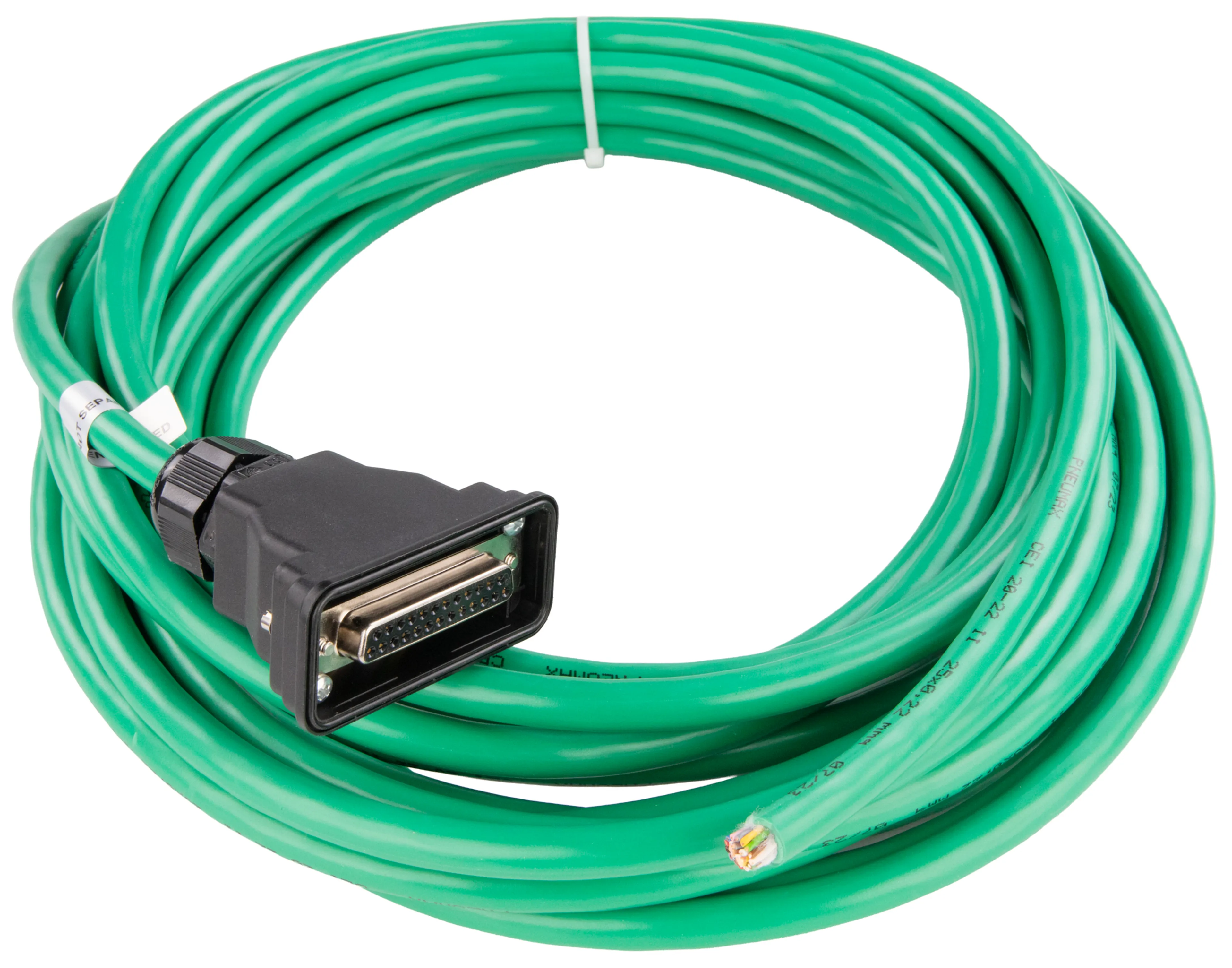 Kabel IP65-skyddad D-SUB 25-polig 10 m Pneumax