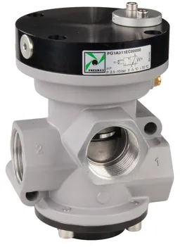 Pneumatically operated valves