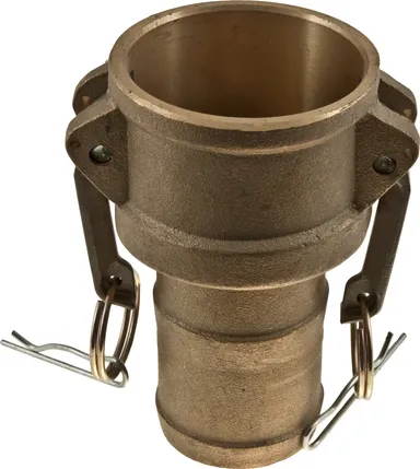 PRC - Camlock naaras letkukaralla, messinki