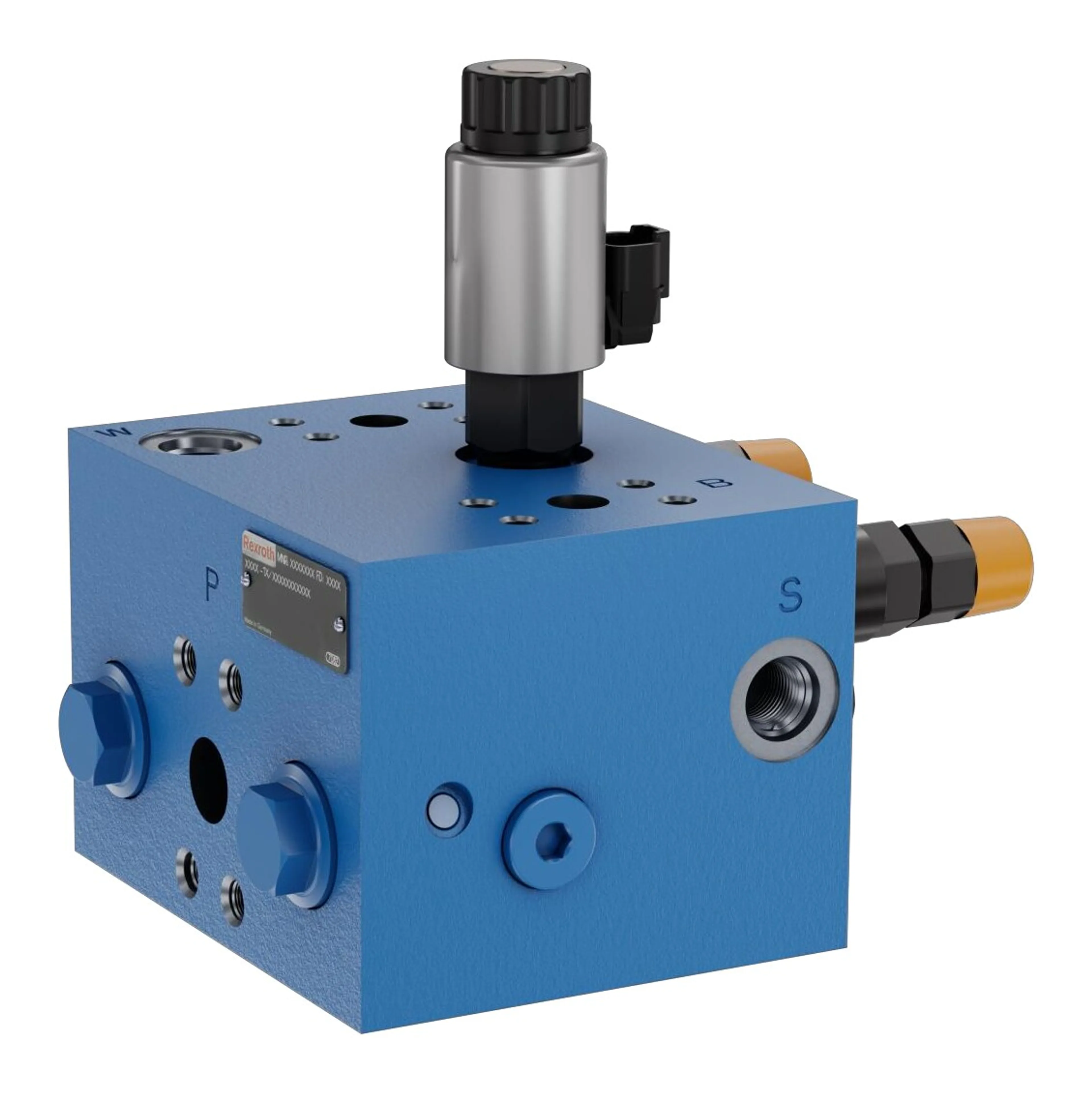 RTM16 - Traction module (flow divider) 4-fold Bosch Rexroth