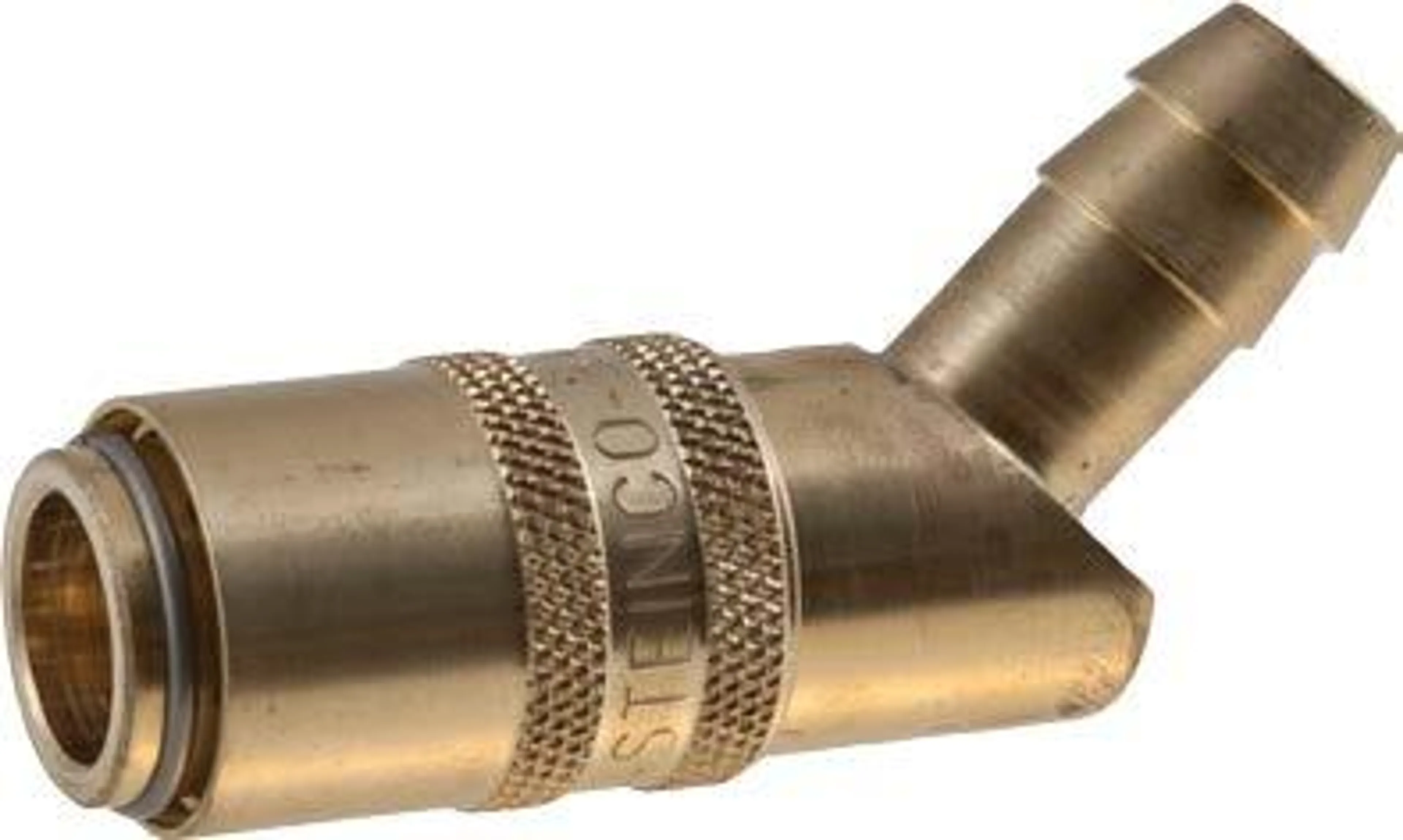 Series 90 - Connector body with hose tail 45°