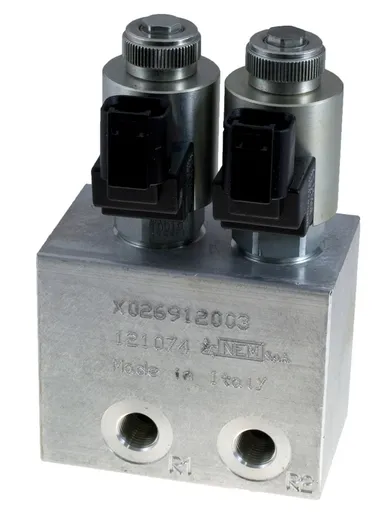 Proportionaalinen esiohjausventtiili, 2-paikkainen