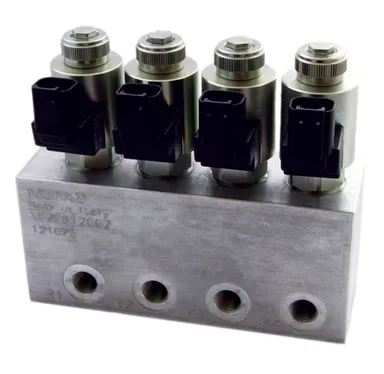 Proportionaalinen esiohjausventtiili, 4-paikkainen