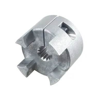 Spidex hubs for splined shaft