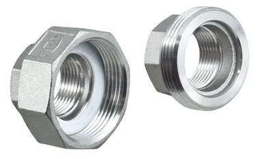 SS70 - Pipe union flat seat F/F AISI316