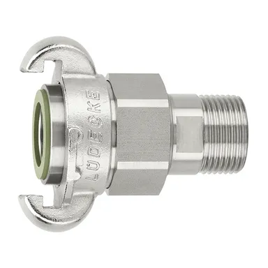 SSKAGL - External thread claw coupling AISI 316 lockable