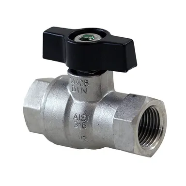 SSKMP - Ball valve AISI316 butterfly handle
