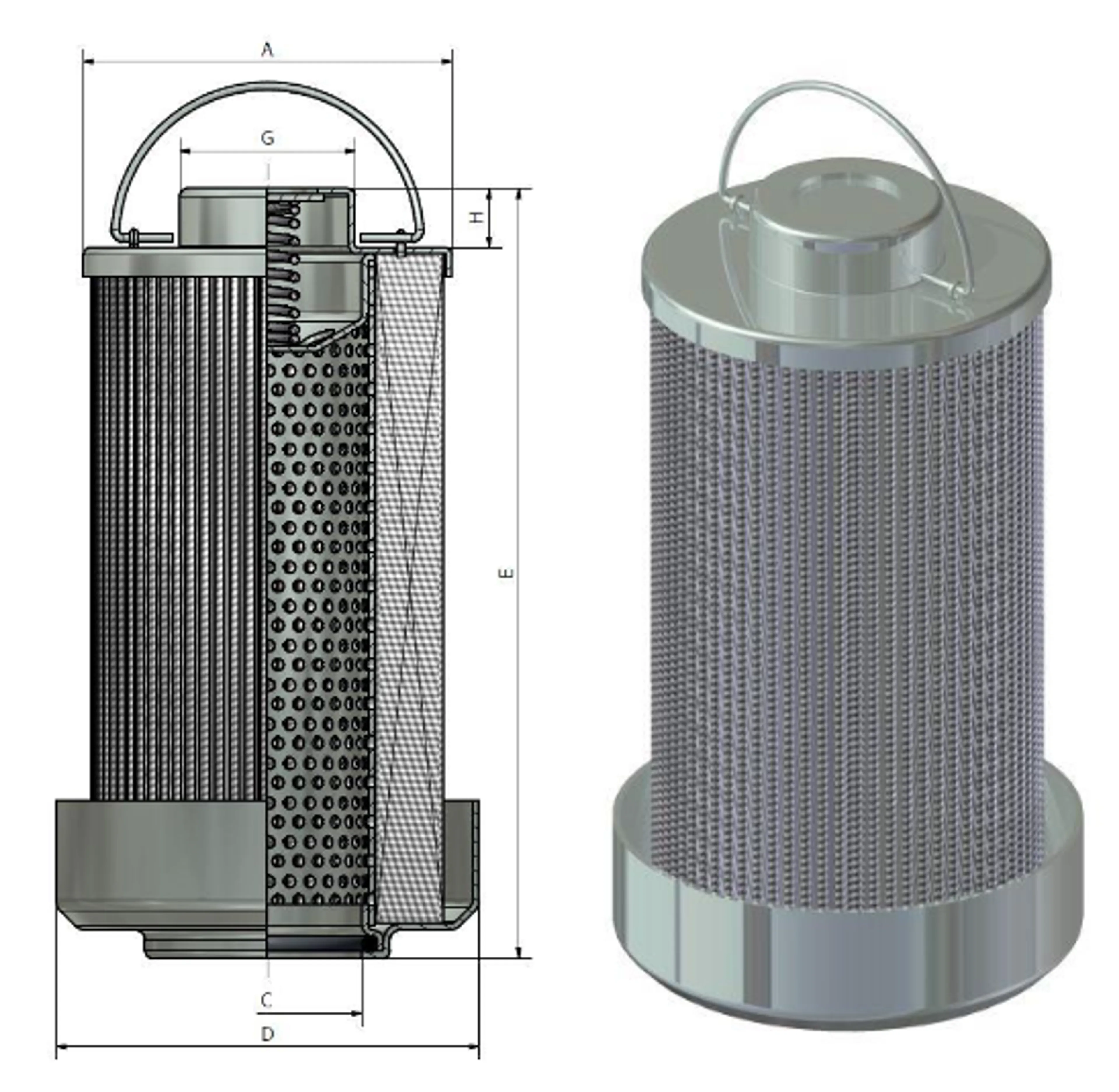 939957Q - Parker filter element