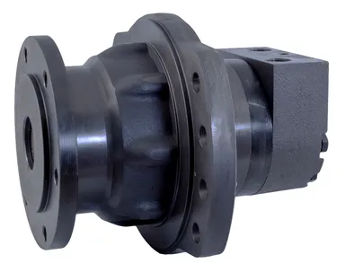 TMYFV - Hydraulimoottori (TMVW) laippa-akseli, napakiinnitys