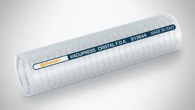 VACUFDA - Clear food-grade hose with steel spiral
