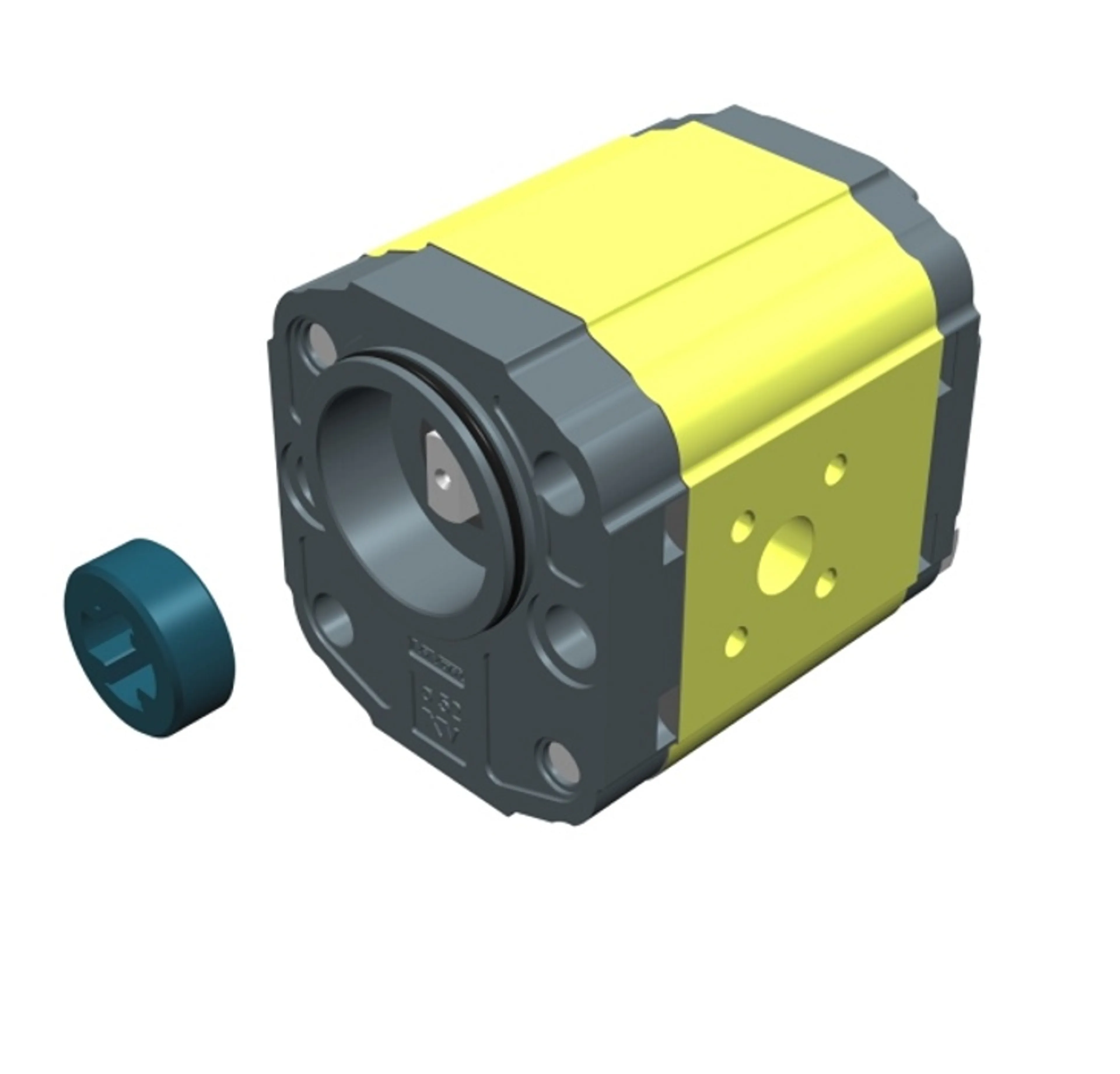 XV-2P-2-seriens kugghjulspumpar 52mm med Bosch-mått 8mm flatad axel BH