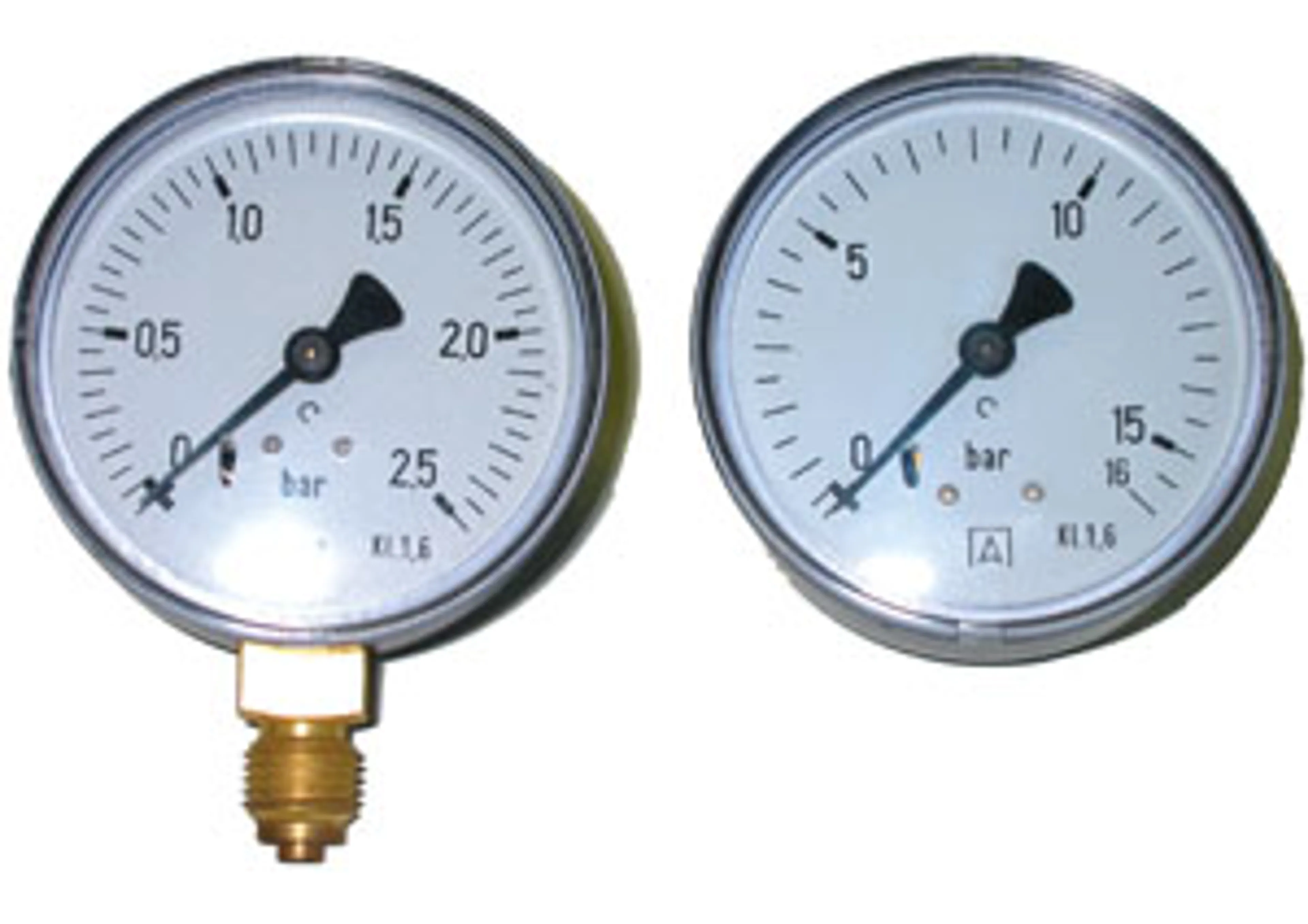 Manometer, odämpad