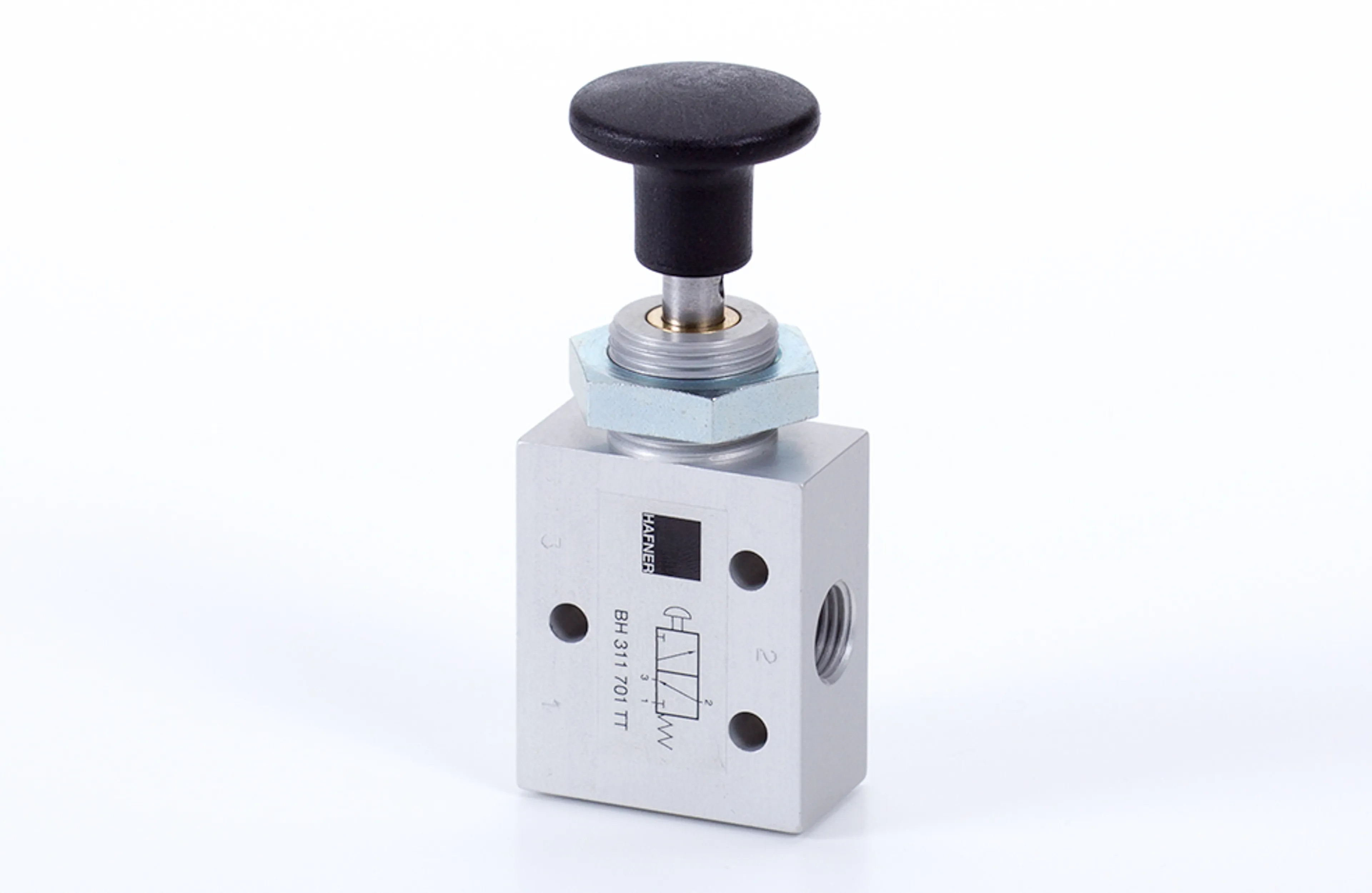Hafner BH3-TT - 3/2-ventil med tryckknapp, lågtemperaturversion -50°C