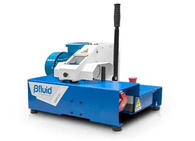 Hose cutting machine tabletop