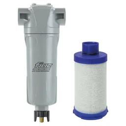 Compressed air filters and dryers