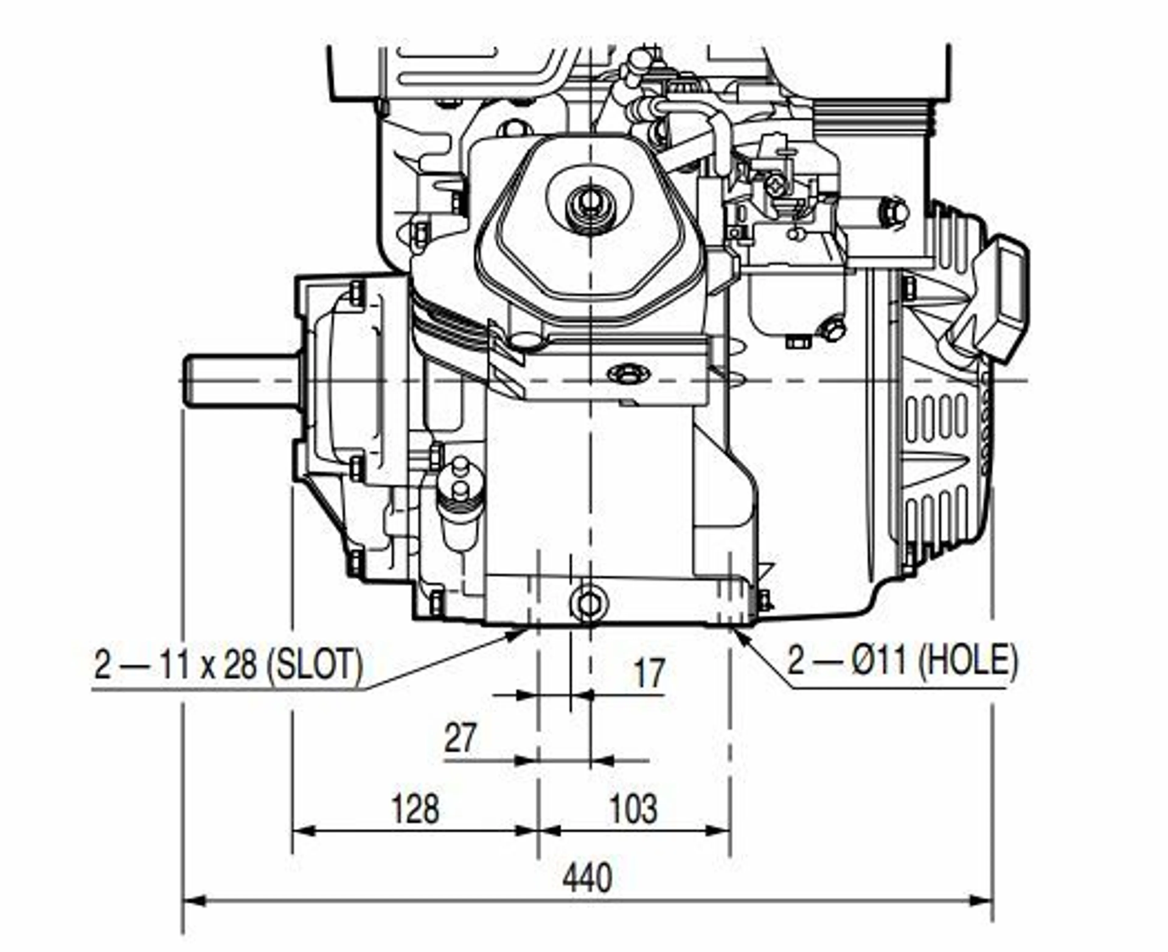 Honda GX390 - Förbränningsmotoraggregat