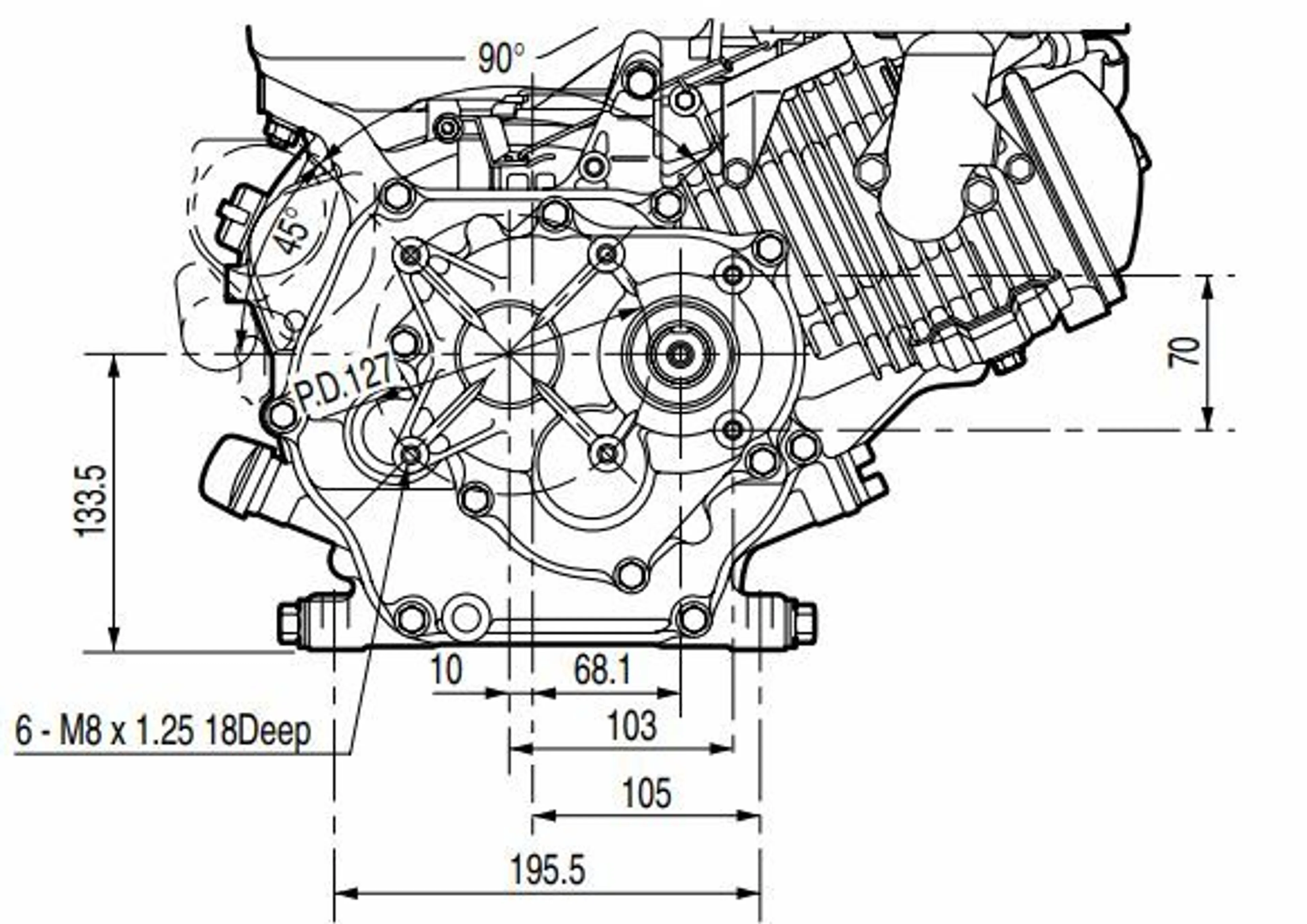 Honda GX390 - Förbränningsmotoraggregat