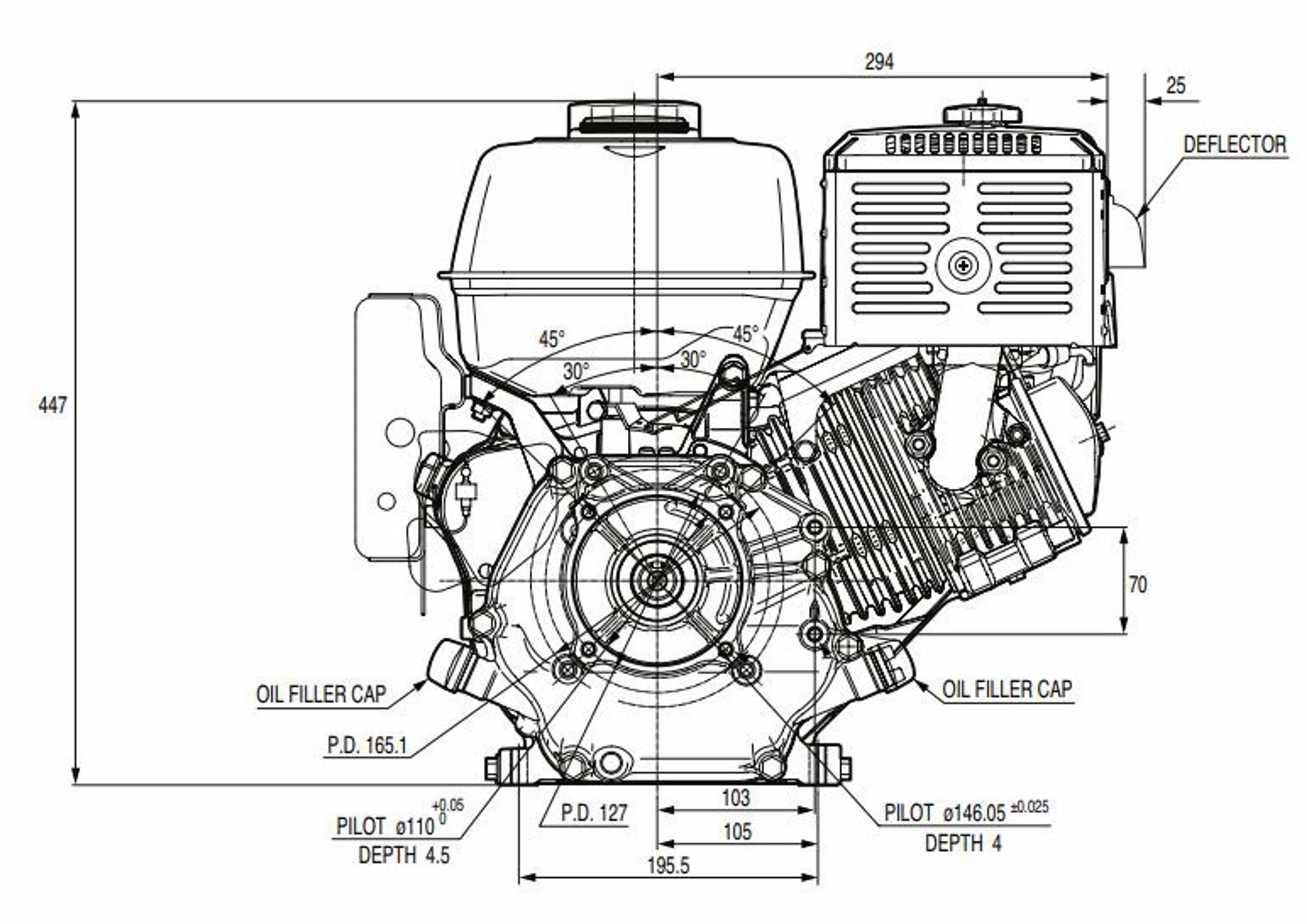 Honda GX390 - Förbränningsmotoraggregat