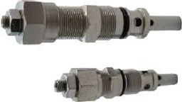 Pressure reliefing cartridge valves