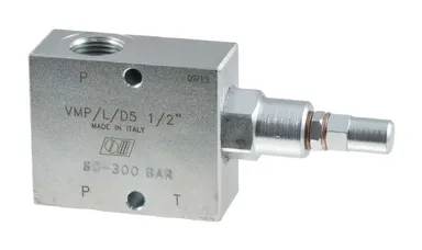 PNRS - Paineenrajoitusventtiili läpimenevin liitännöin