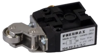 2/2 valve roller side ports NC Ø4 Pneumax