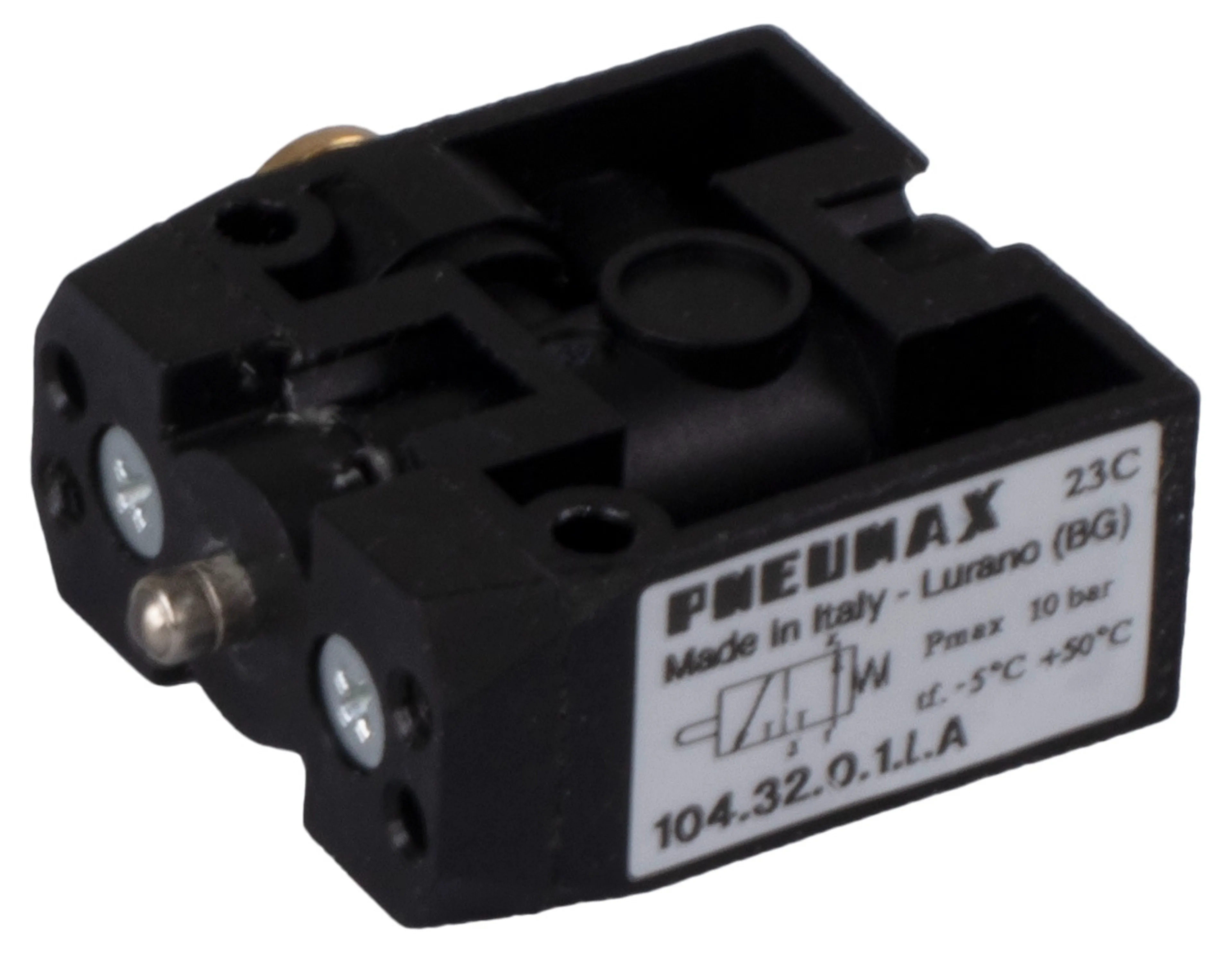 3/2-ventil med kolv Ø4 Pneumax