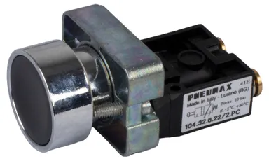 3/2 valve push button black Ø4 Pneumax