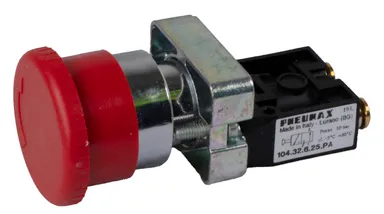 3/2 valve emergency stop Ø4 Pneumax