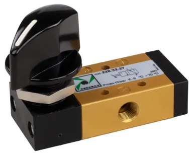 3/2 valve bistable rotary switch 1/8" Pneumax